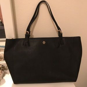 Tory Burch large black tote